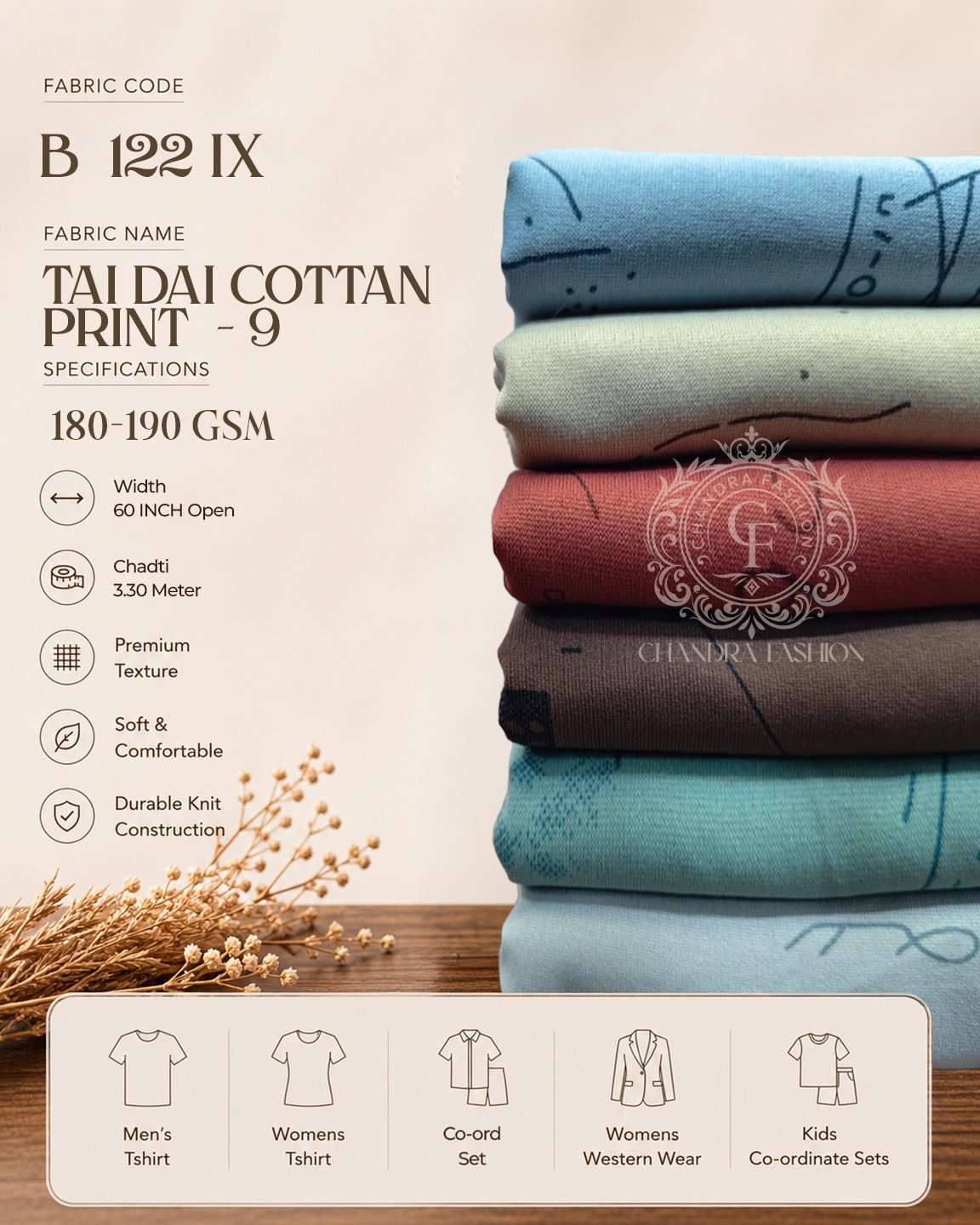 Tai Dai Cottan Print